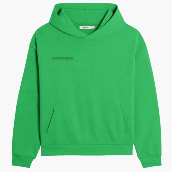 PANGAIA Green Organic/Recycled Cotton Hoodie XS Sustainable Pullover Sweatshirt - Picture 3 of 12